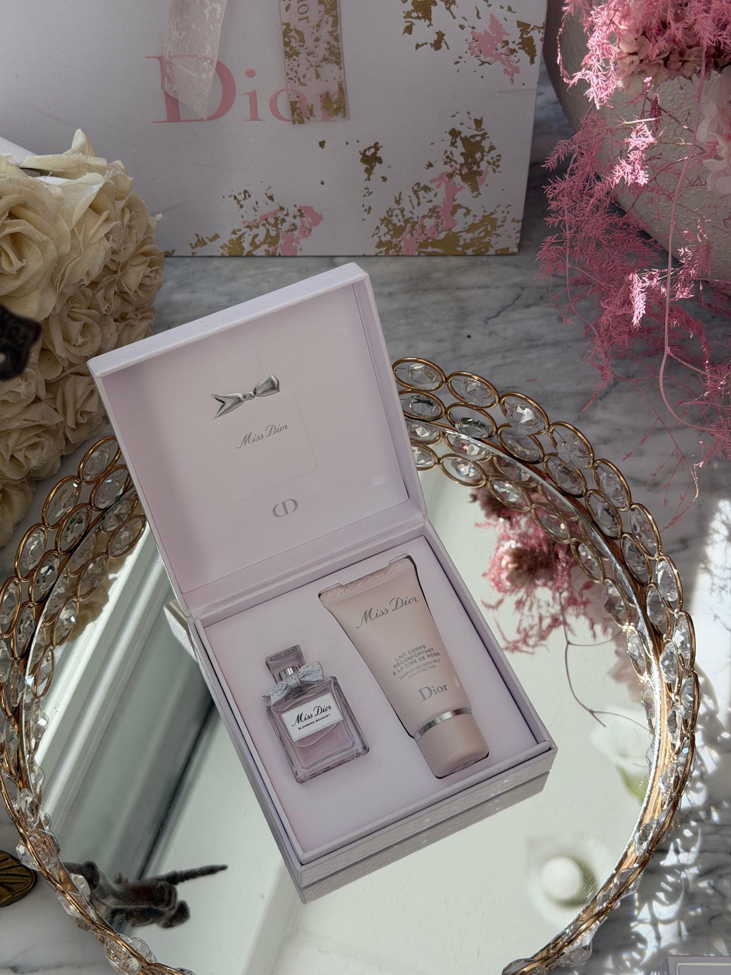 DIOR Miss Dior Blooming Bouquet Eau De Toilette + Body Milk Gift Set