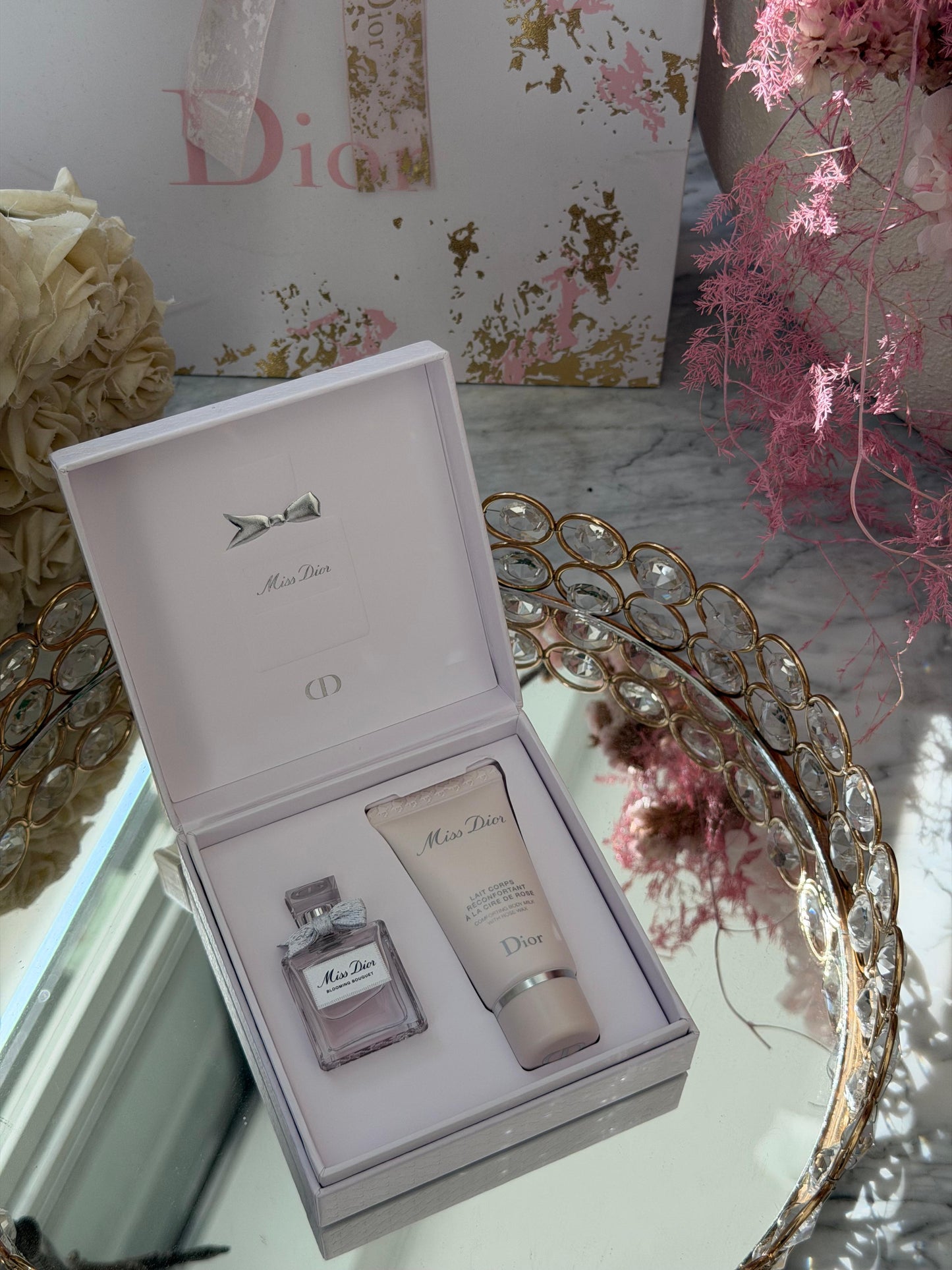 DIOR Miss Dior Blooming Bouquet Eau De Toilette + Body Milk Gift Set