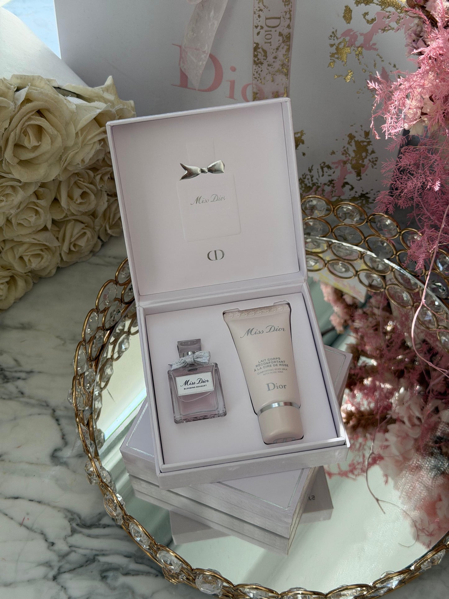 DIOR Miss Dior Blooming Bouquet Eau De Toilette + Body Milk Gift Set
