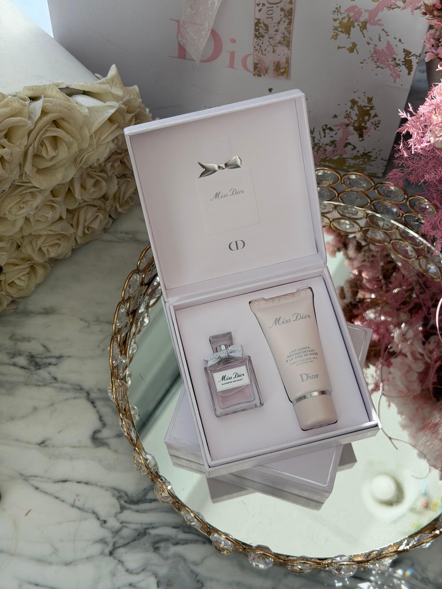 DIOR Miss Dior Blooming Bouquet Eau De Toilette + Body Milk Gift Set