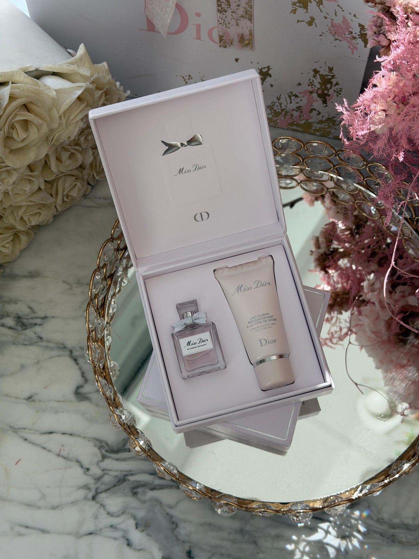 DIOR Miss Dior Blooming Bouquet Eau De Toilette + Body Milk Gift Set