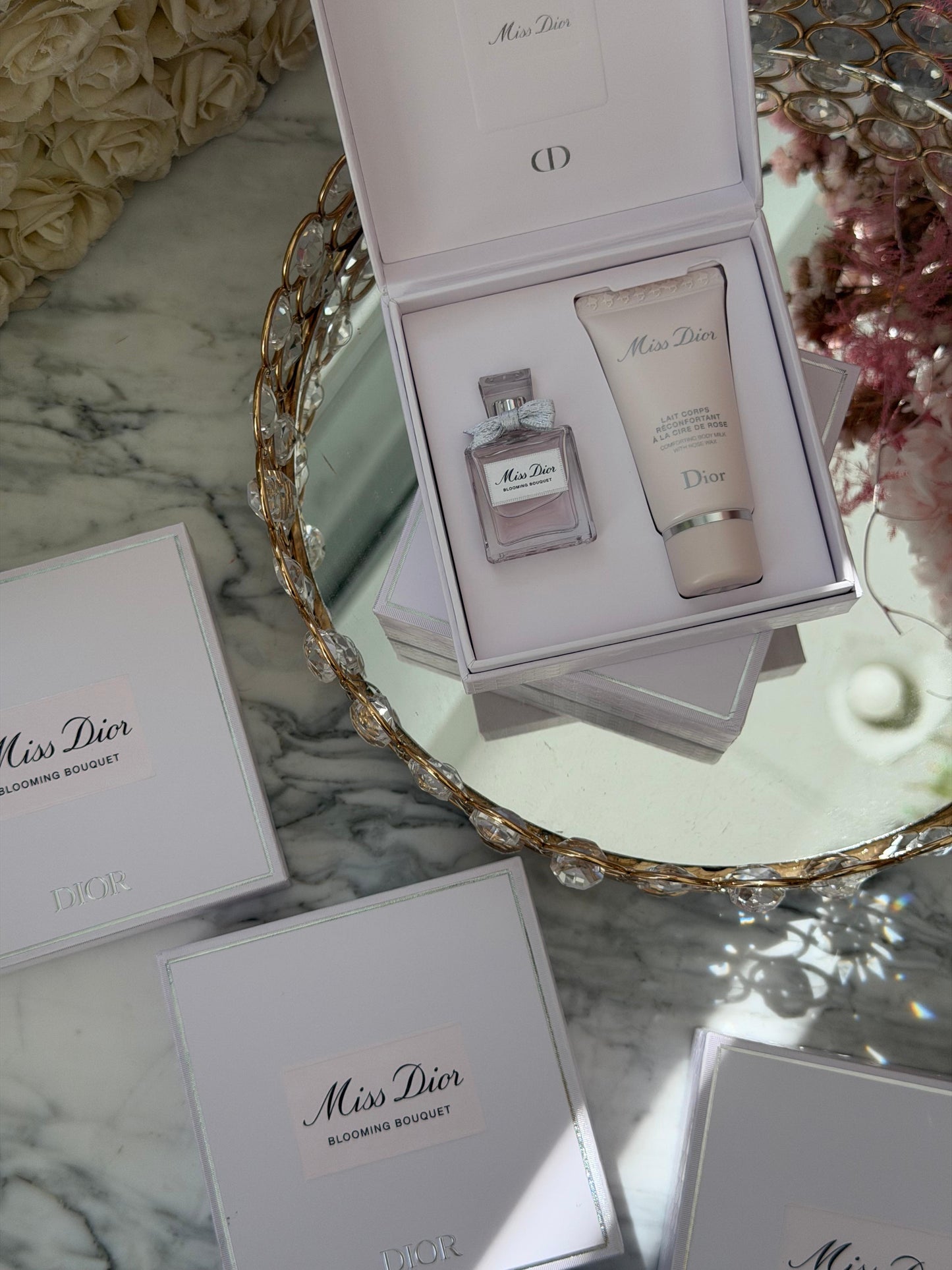 DIOR Miss Dior Blooming Bouquet Eau De Toilette + Body Milk Gift Set