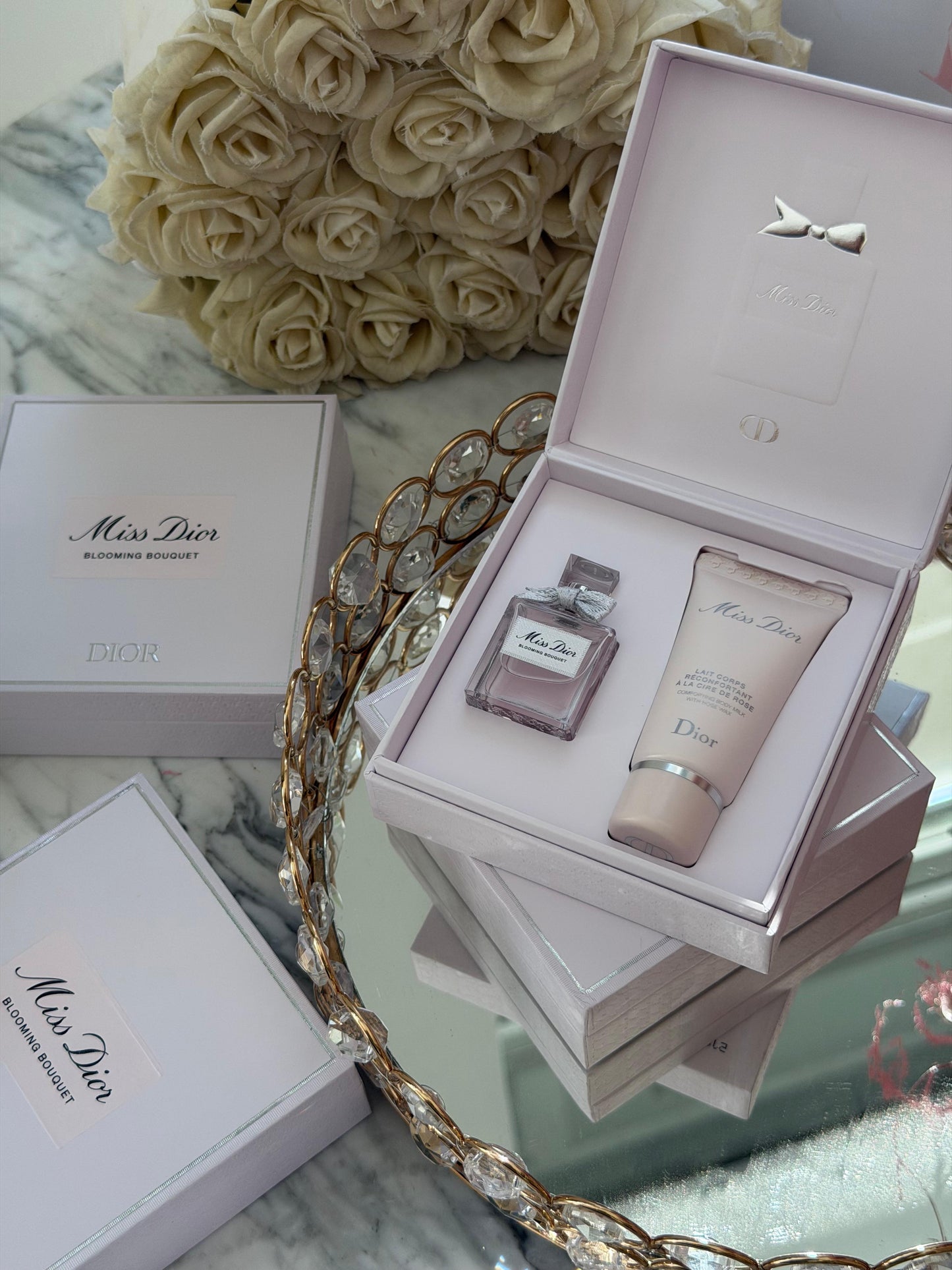 DIOR Miss Dior Blooming Bouquet Eau De Toilette + Body Milk Gift Set