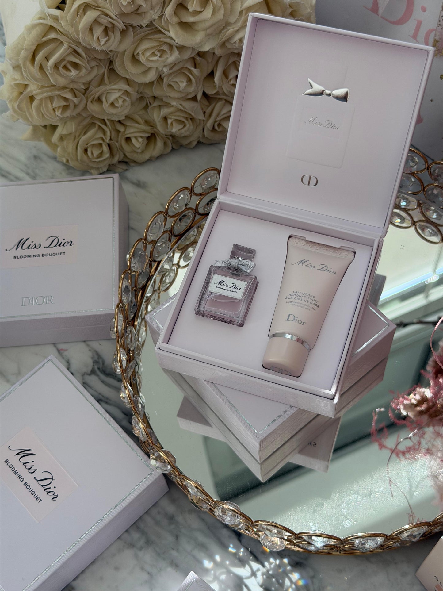 DIOR Miss Dior Blooming Bouquet Eau De Toilette + Body Milk Gift Set