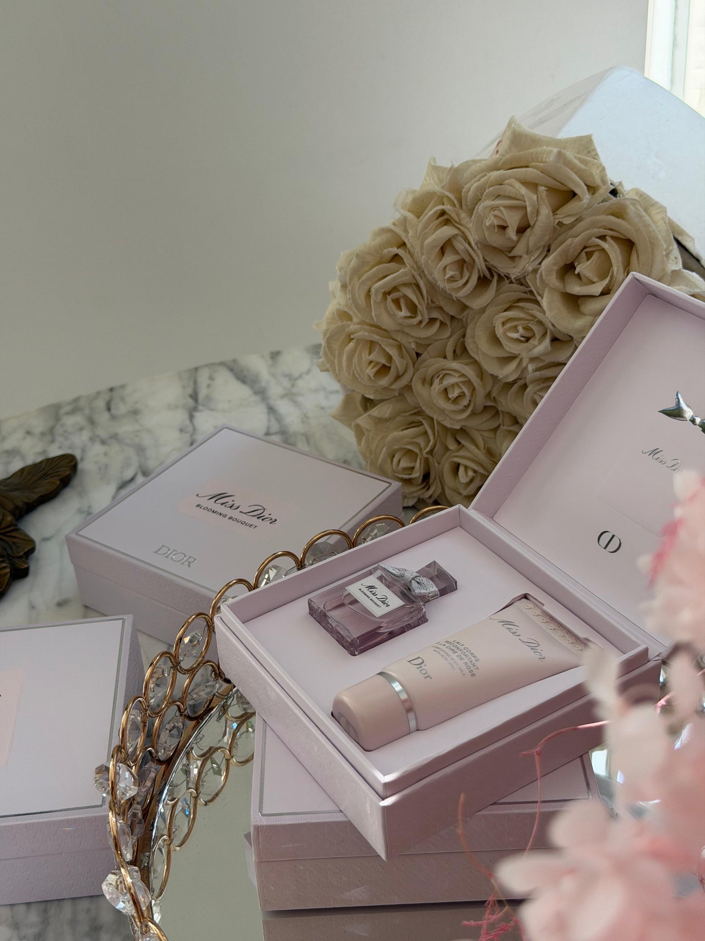 DIOR Miss Dior Blooming Bouquet Eau De Toilette + Body Milk Gift Set