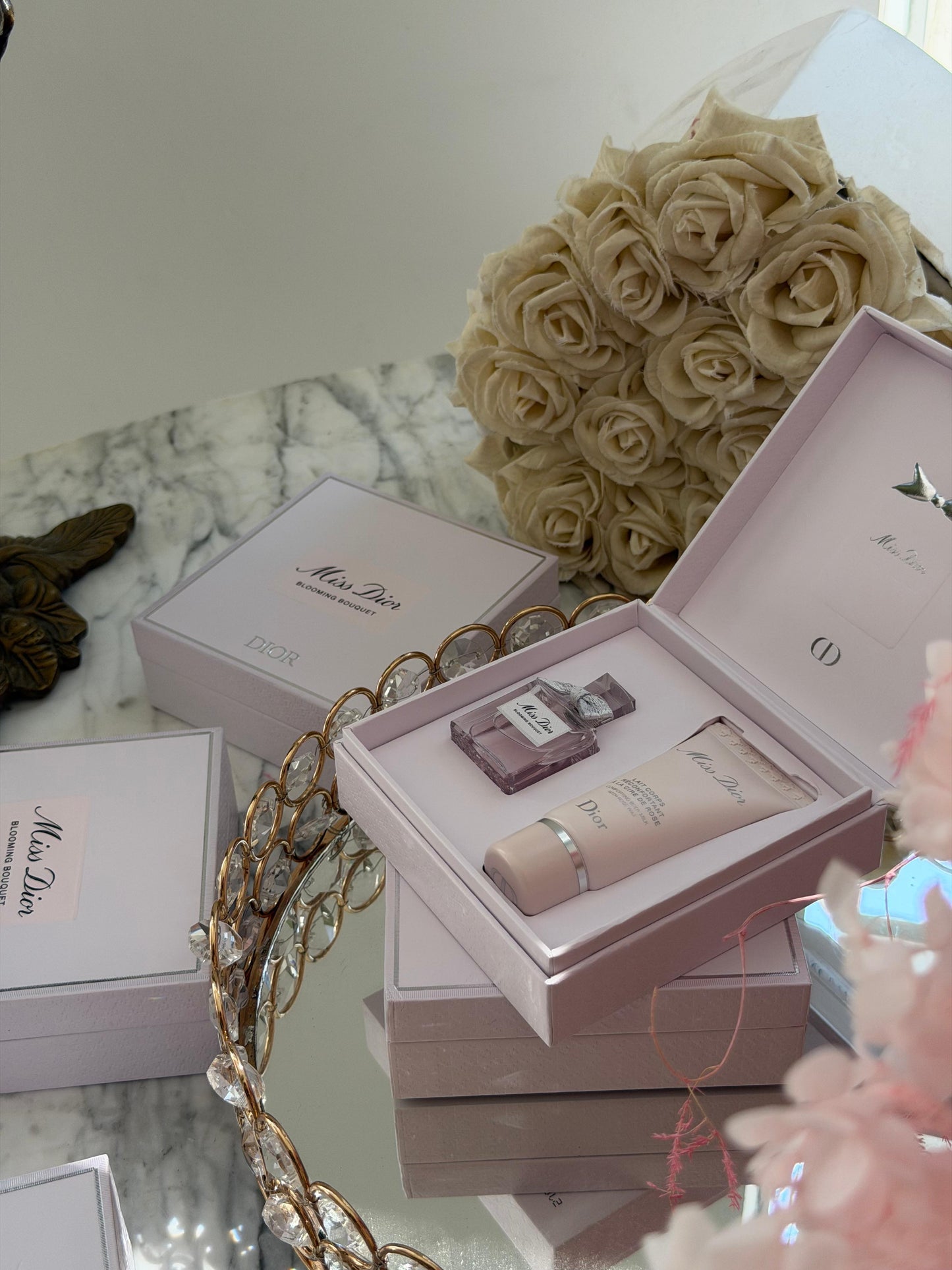 DIOR Miss Dior Blooming Bouquet Eau De Toilette + Body Milk Gift Set