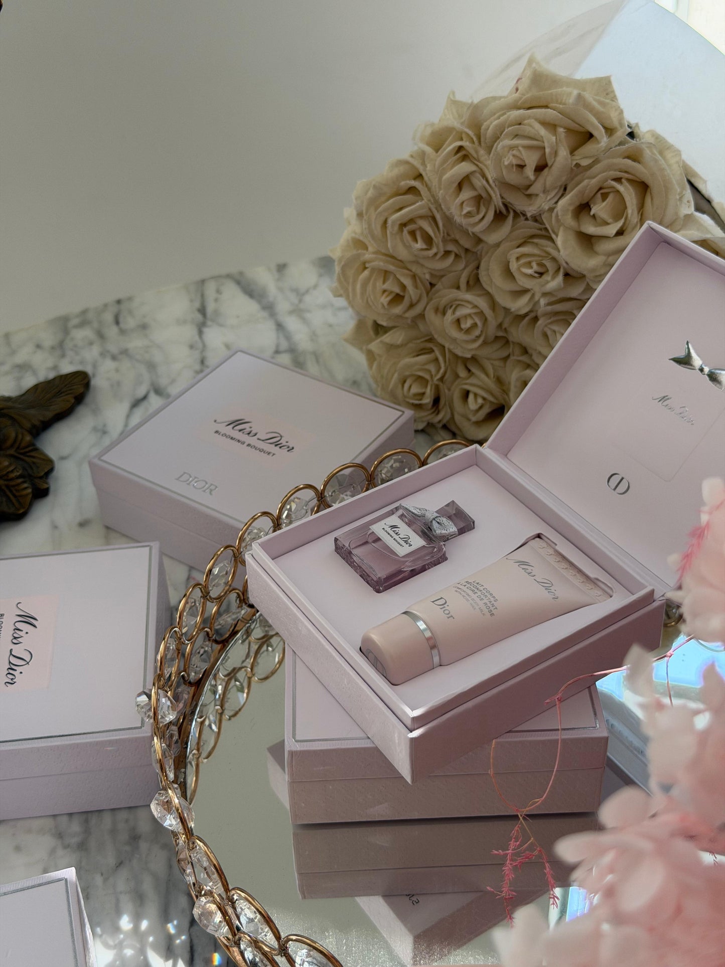 DIOR Miss Dior Blooming Bouquet Eau De Toilette + Body Milk Gift Set