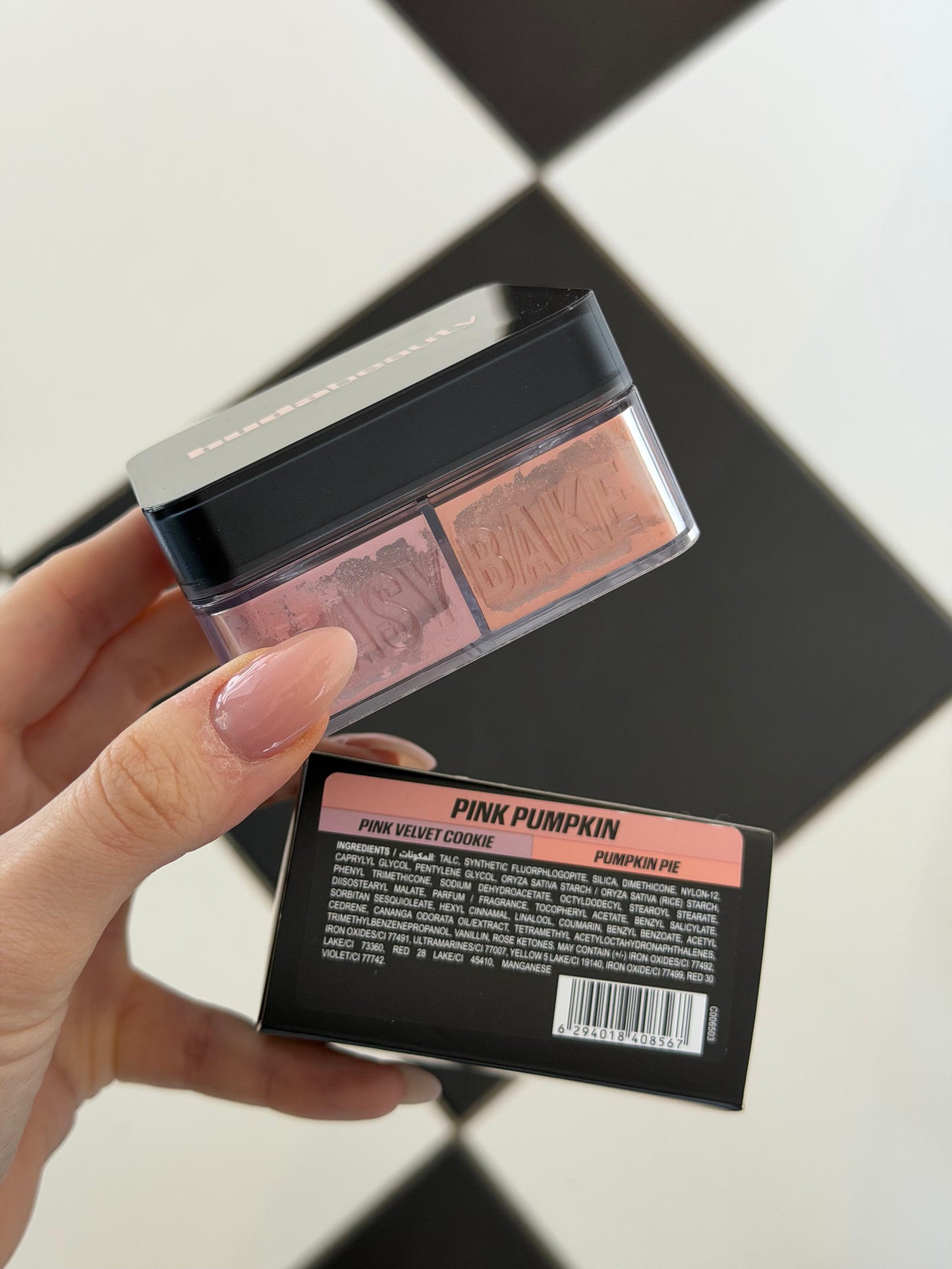 HUDA BEAUTY Easy Bake Duo Loose Baking & Setting Powder - Pink Pumpkin