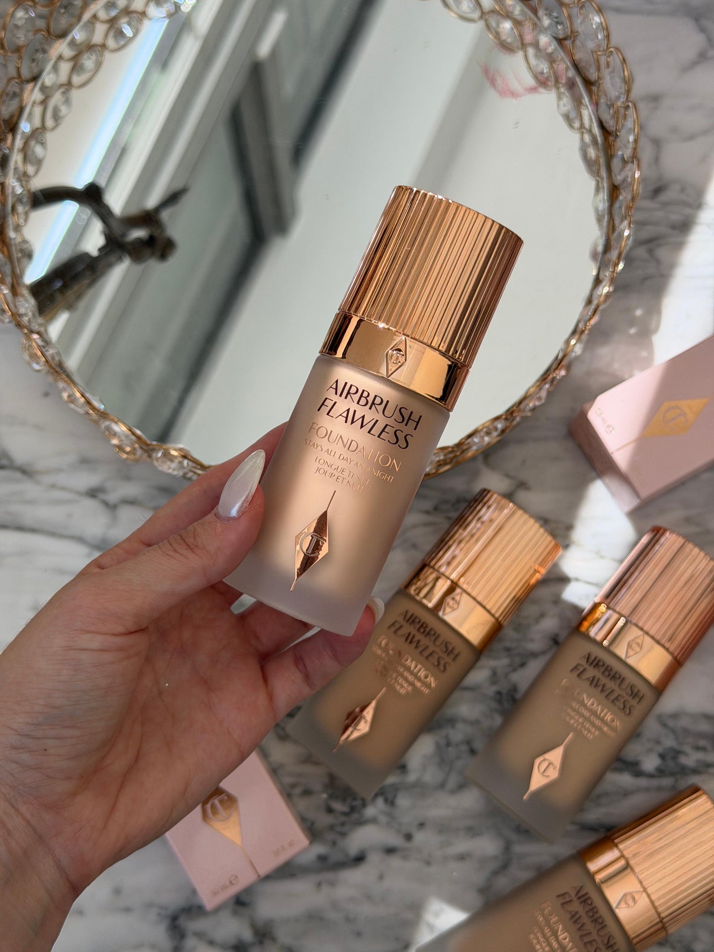 CHARLOTTE TILBURY Airbrush Flawless Foundation (5C) - Stays All Day And Night, Full Coverage