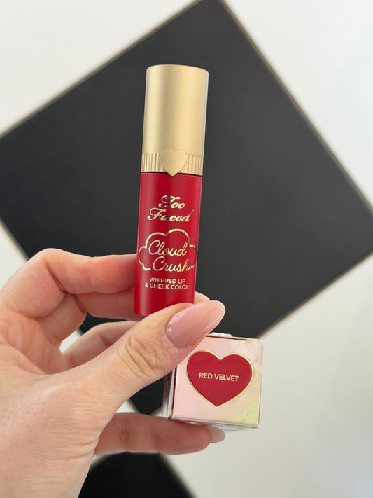 TOO FACED Cloud Crush Whipped Lip & Cheek Color Duo - Red Velvet