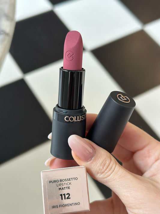 COLLISTAR
Puro Matte Lipstick (112)
Hydrated Lips With a Long-Lasting Matte Finish