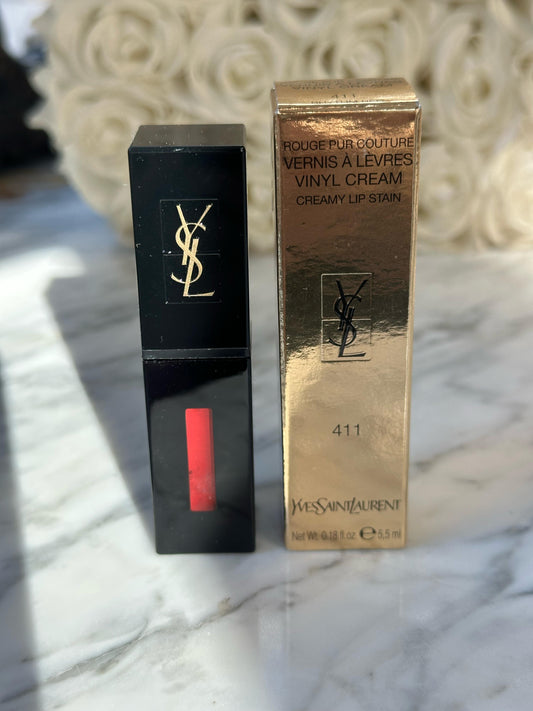 YSL Vernis À Lèvres - Glossy Stain Longwear Lipstick (411)