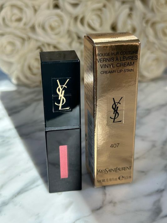 YSL Vernis À Lèvres - Glossy Stain Longwear Lipstick (407)
