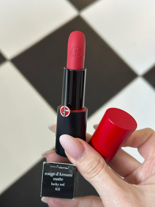 ARMANI Rouge D’Armani Matte/Sheer/Satin Lipstick (403)