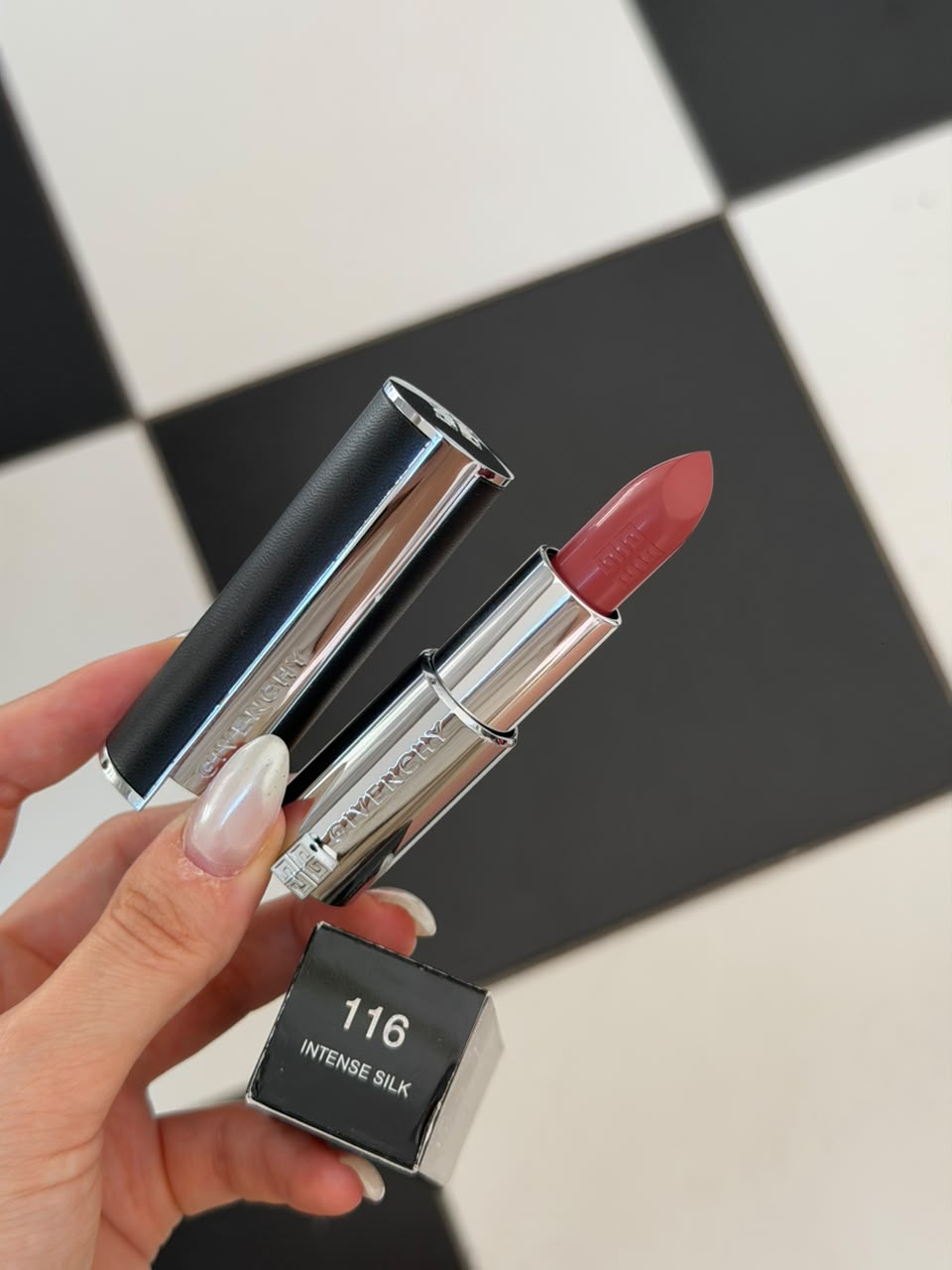 GIVENCHY Le Rouge Interdit Intense Silk
Luminous Matte Lipstick (116)
