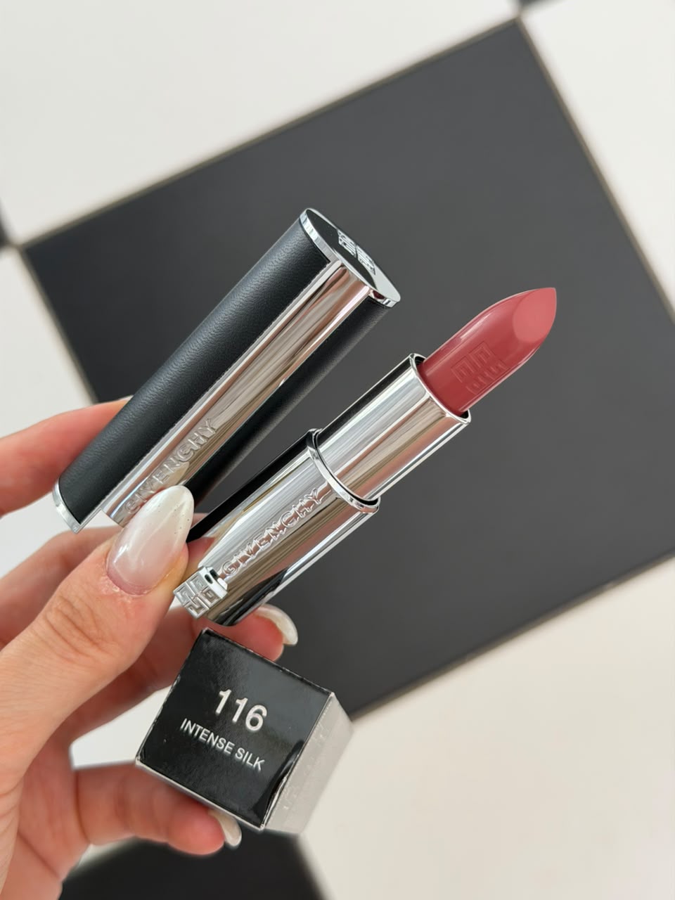GIVENCHY Le Rouge Interdit Intense Silk
Luminous Matte Lipstick (116)