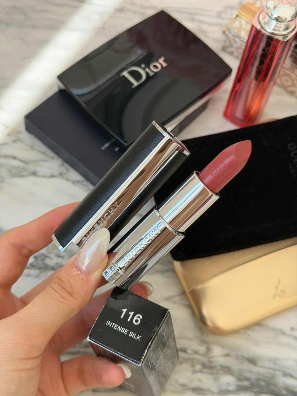 GIVENCHY Le Rouge Interdit Intense Silk
Luminous Matte Lipstick (116)