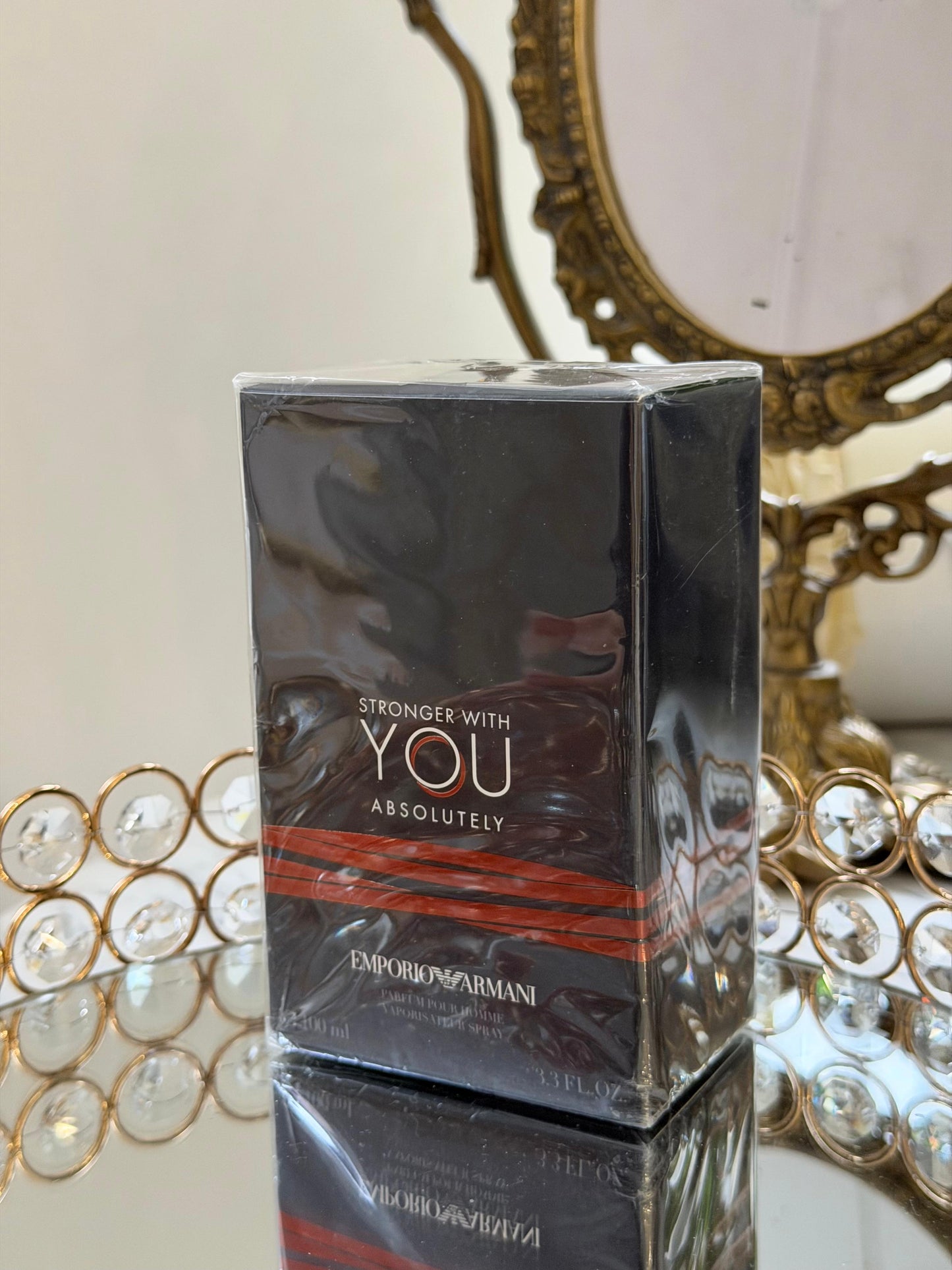 ARMANI Stronger With You Absolutely Parfum - Fresh, Spicy, Ambery Fragrance With a Captivating Rum Accord