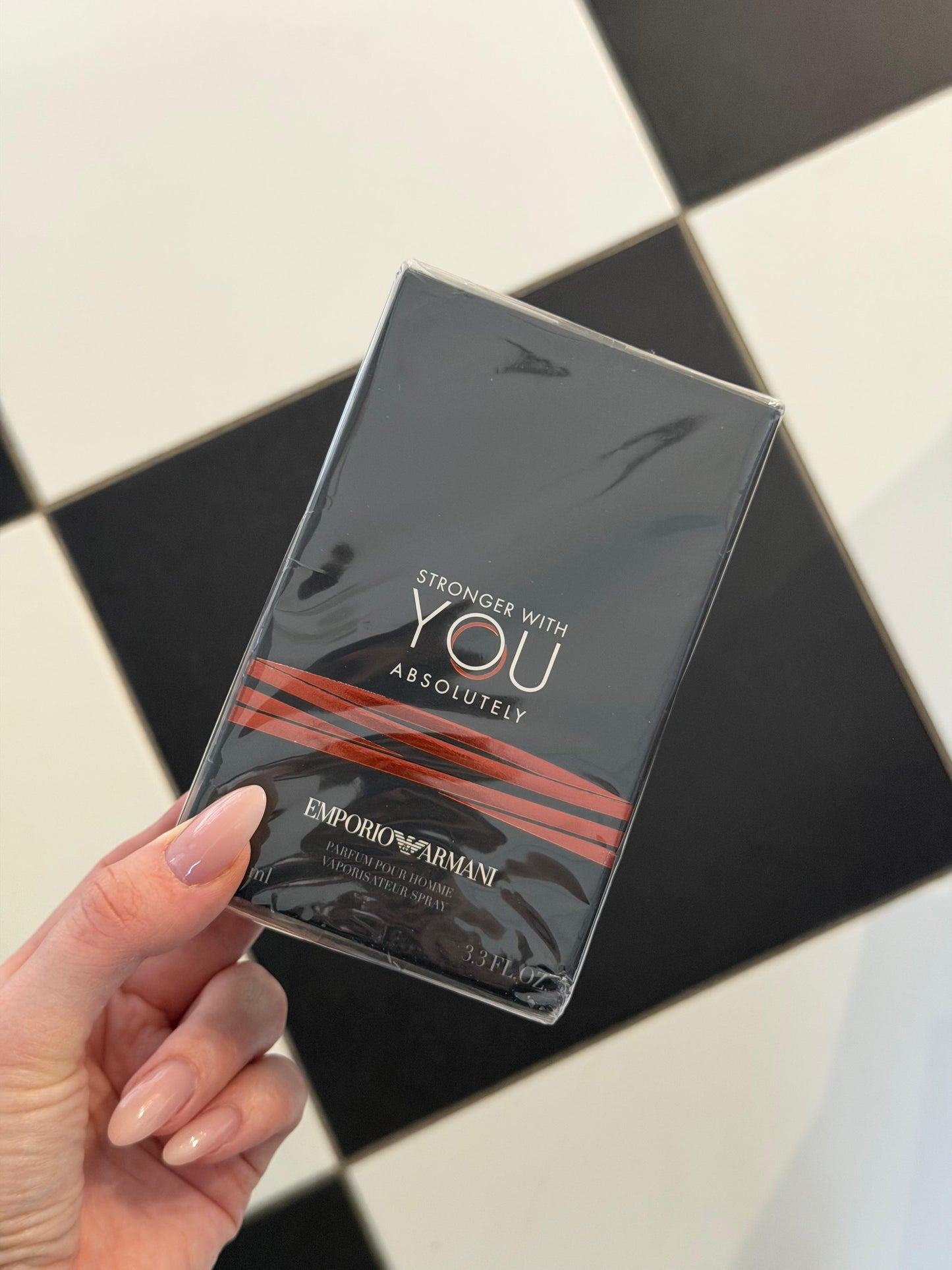 ARMANI Stronger With You Absolutely Parfum - Fresh, Spicy, Ambery Fragrance With a Captivating Rum Accord