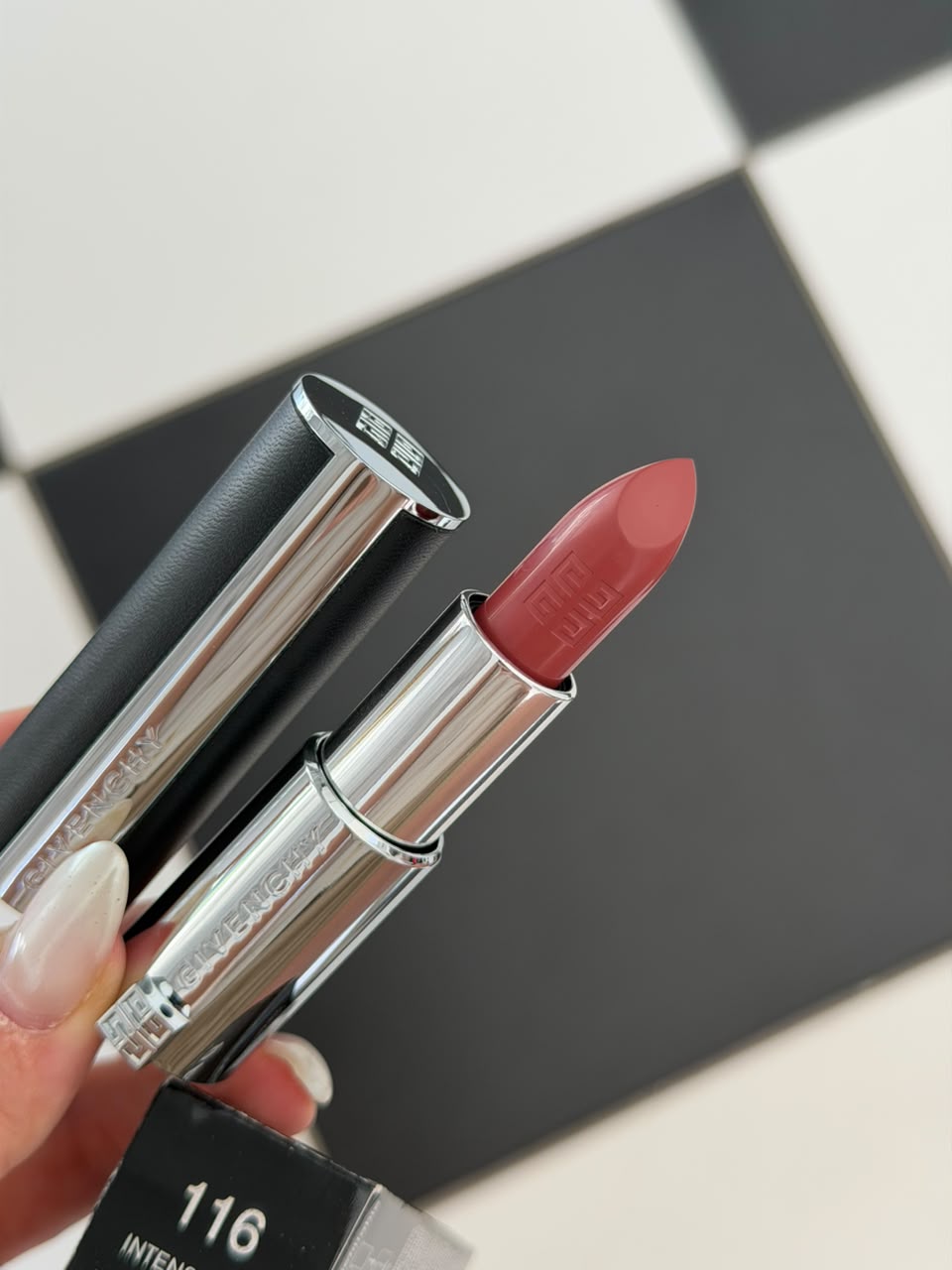GIVENCHY Le Rouge Interdit Intense Silk
Luminous Matte Lipstick (116)