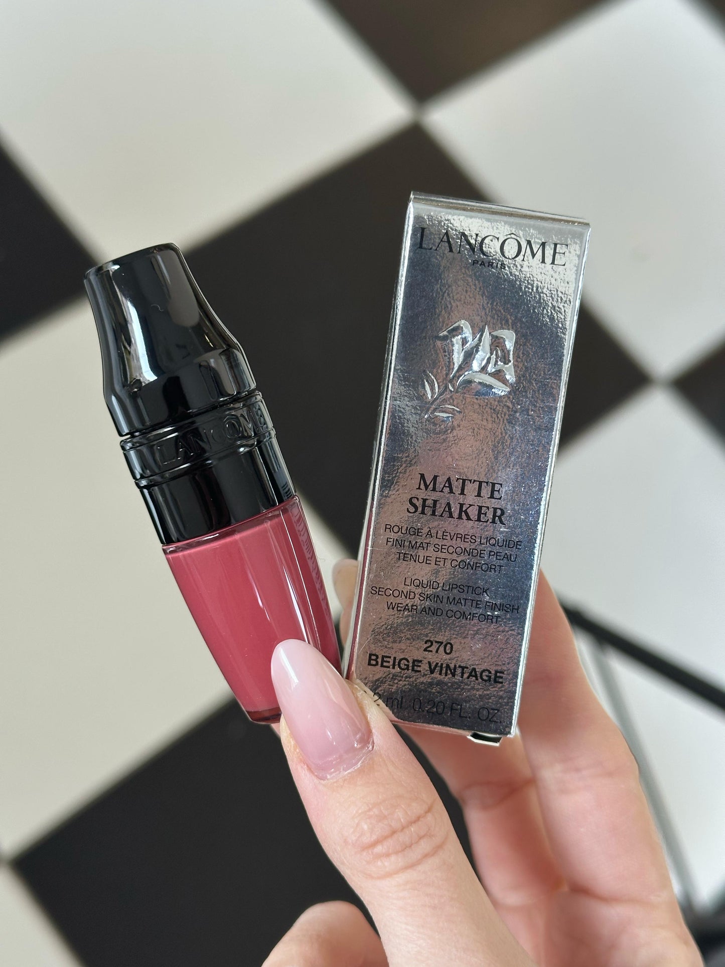 LANCÔME Matte Shaker Liquid Lipstick - Long Lasting, Wear And Comfort