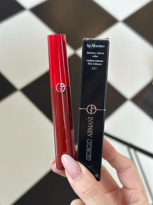 ARMANI Lip Maestro Velvet Liquid Lipstick (201)