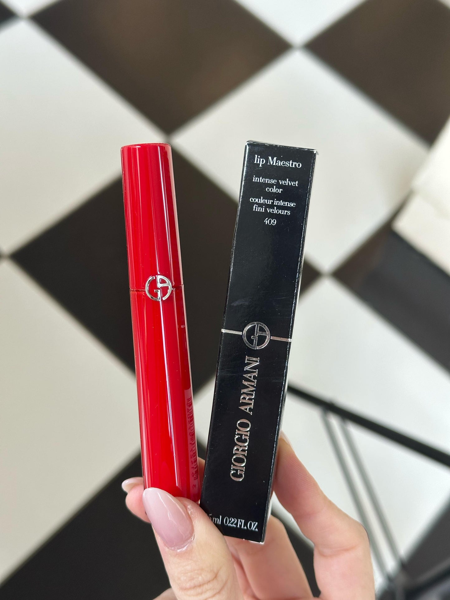 ARMANI Lip Maestro Velvet Liquid Lipstick (409)