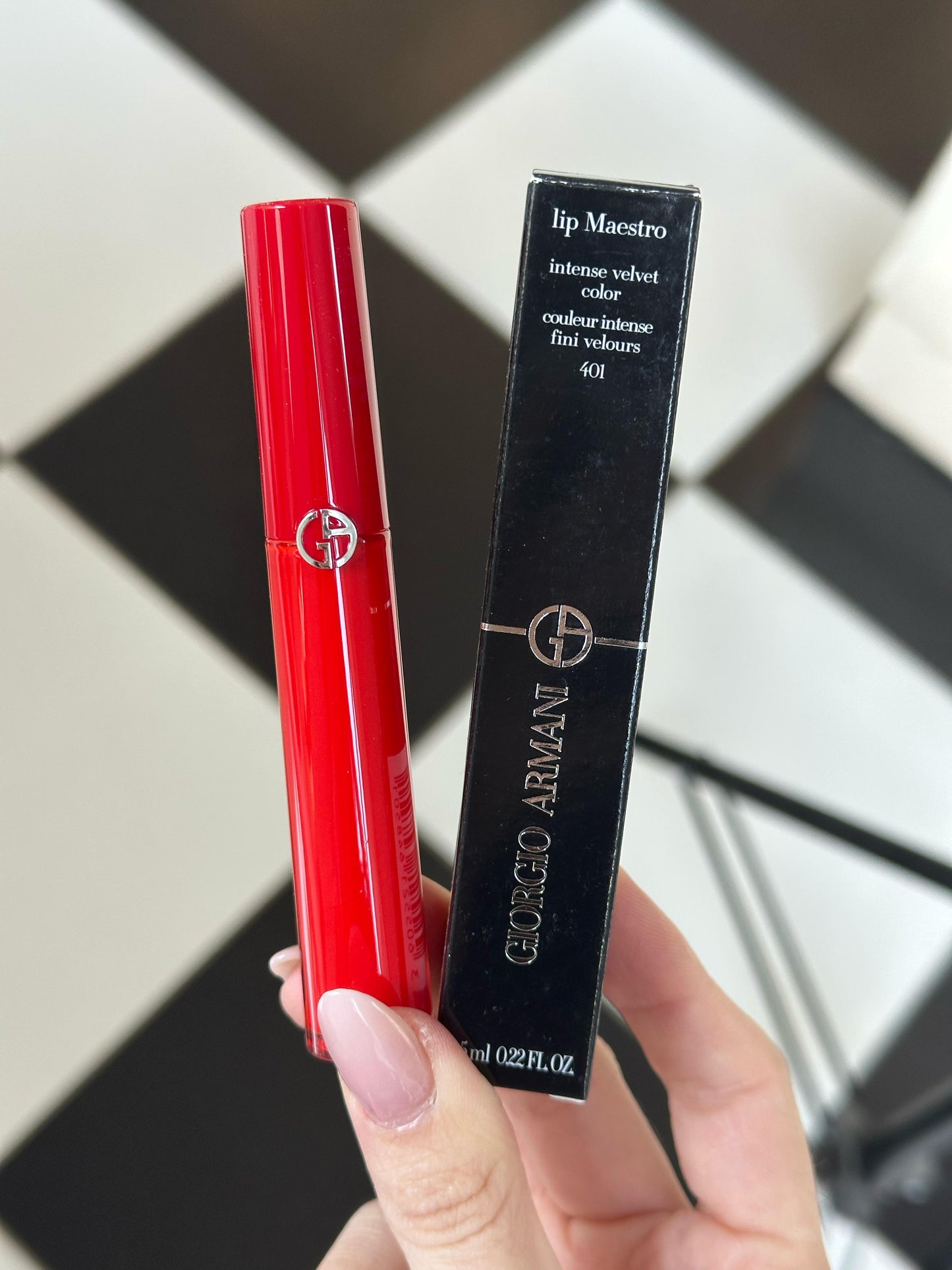 ARMANI Lip Maestro Velvet Liquid Lipstick (401)