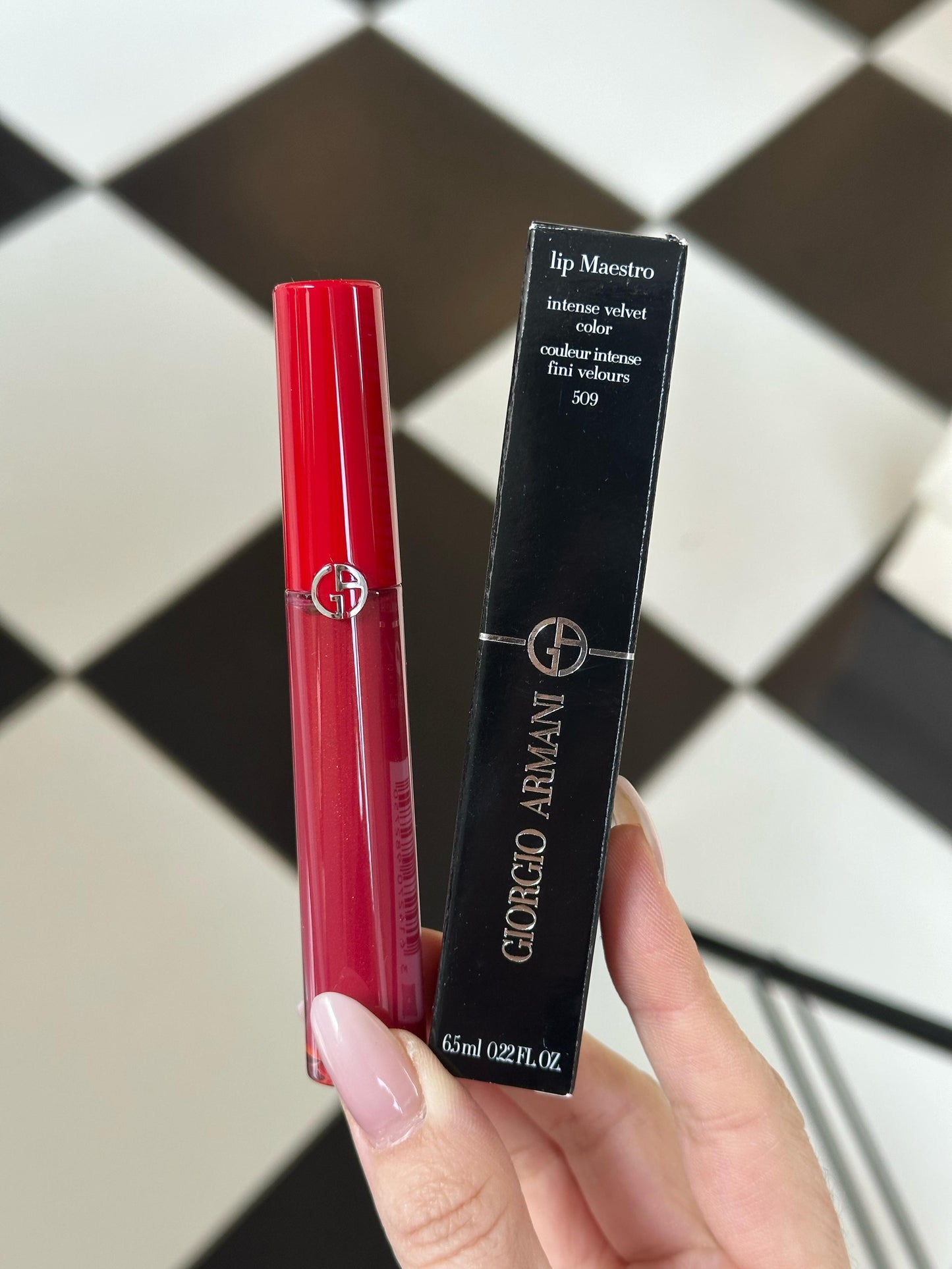ARMANI Lip Maestro Velvet Liquid Lipstick (509)