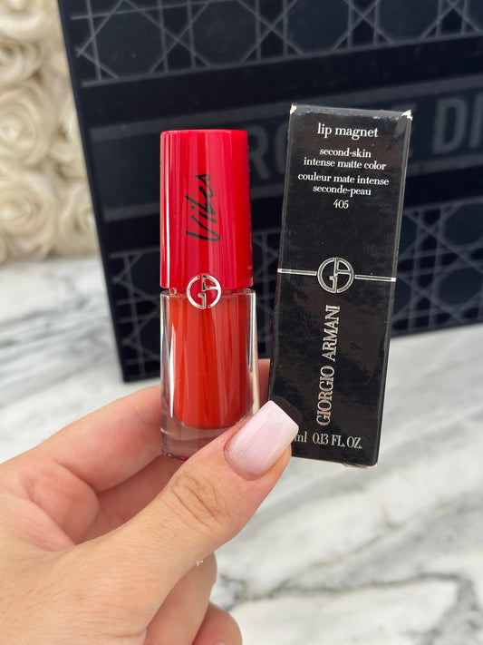 ARMANI Lip Magnet Liquid Lipstick Ultra-Matte, High Pigment (405)