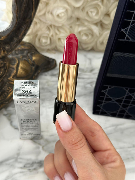 LANCÔME L'Absolu Rouge Cream Lipstick 18H Comfort, Hydrating and Shaping Lipcolor (364)