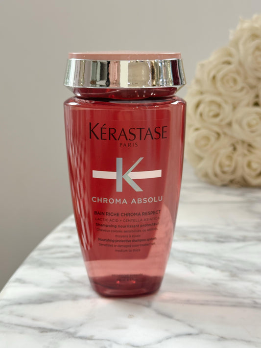 KÉRASTASE Chroma Absolu
Bain Riche Chroma Respect Shampoo
Sulfate-Free For Medium/Thick Hair