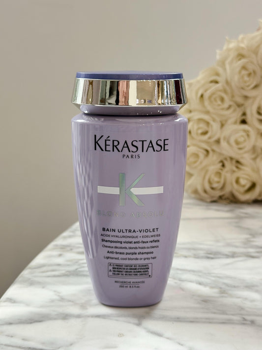 KÉRASTASE Blond Absolu
Bain Ultra-Violet Purple Shampoo Hyaluronic Acid Neutralizes Brassy Hair