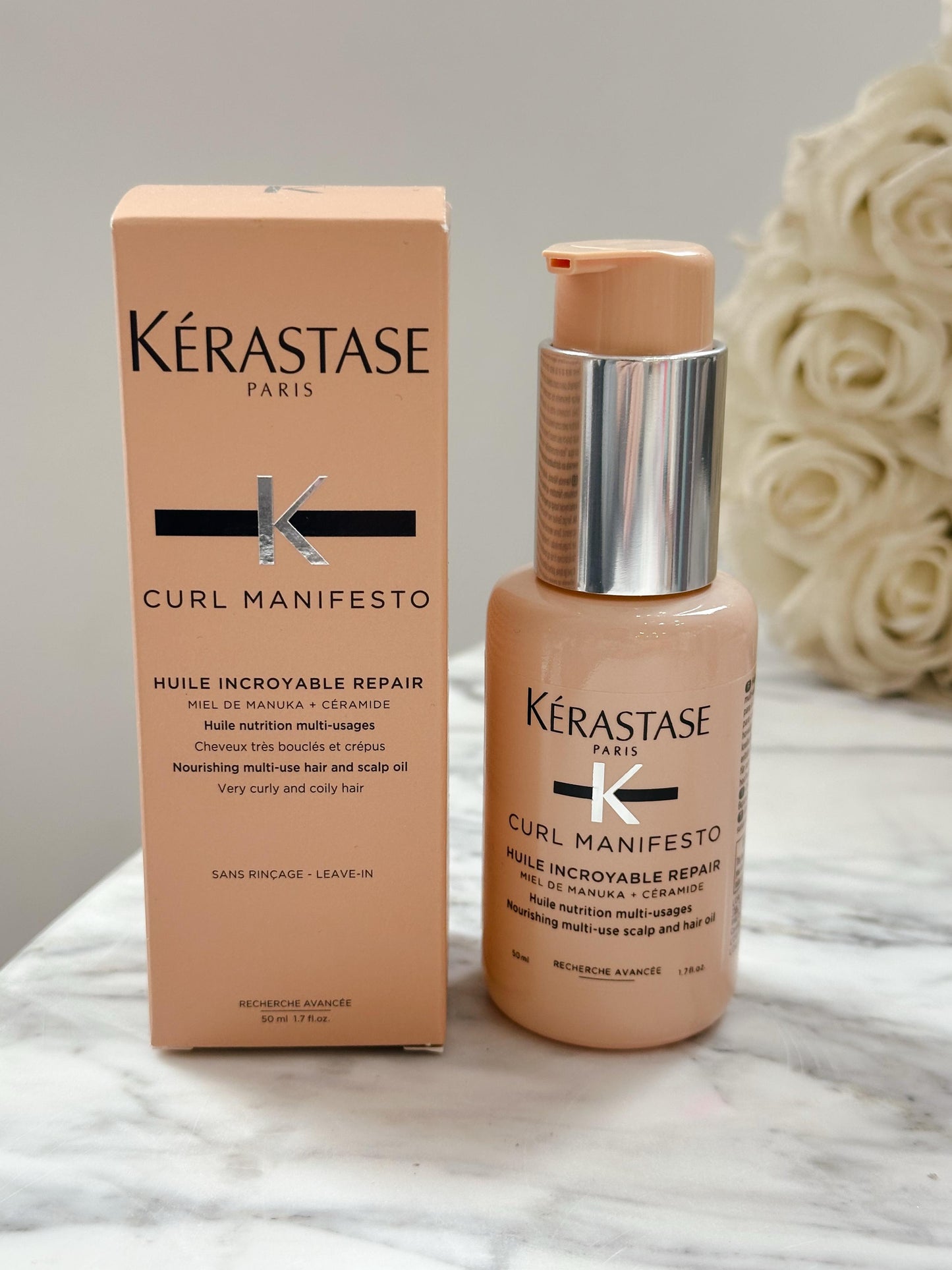 KÉRASTASE Curl Manifesto
Huile Incroyable Repair Hair Oil
Nourishing Multi-Use Hair And Scalp Oil For Coily And Very Curly Hair