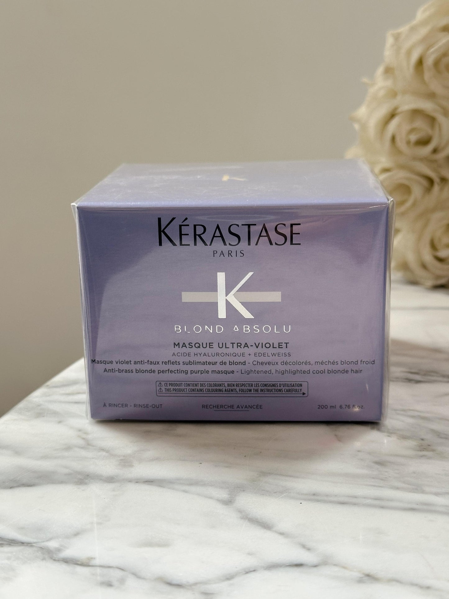 KÉRASTASE Blond Absolu
Ultra-Violet Hair Mask
Anti-Brass Blonde Perfecting