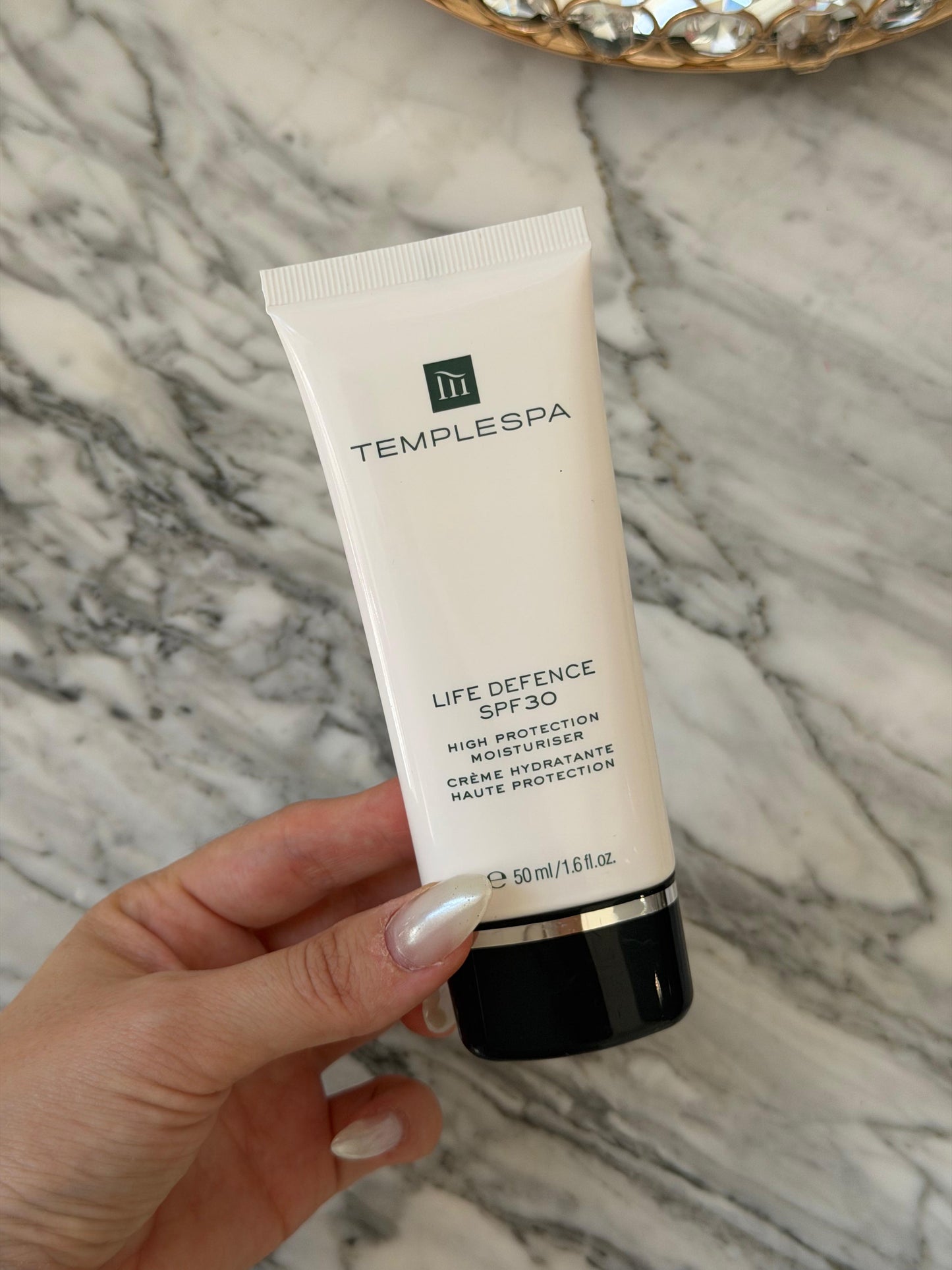 TEMPLESPA Life Defence SPF30 High Protection Moisturiser