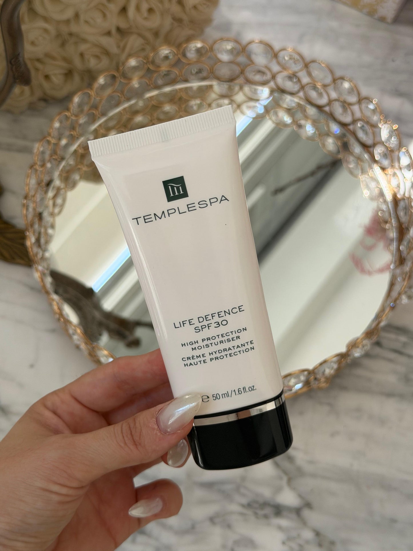 TEMPLESPA Life Defence SPF30 High Protection Moisturiser