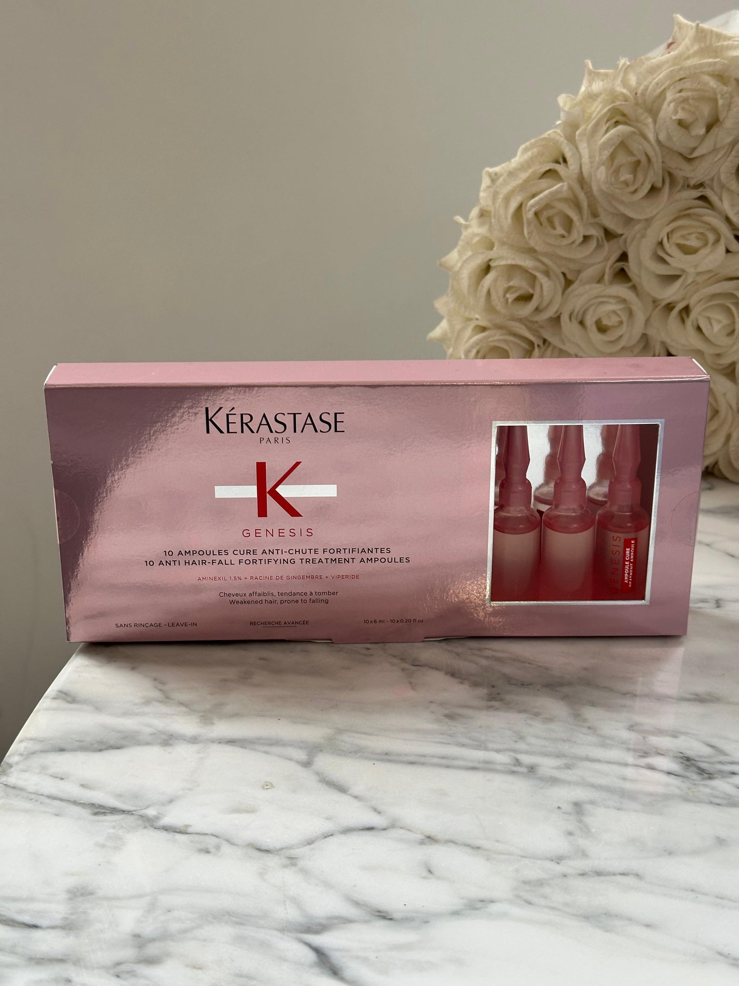 KÉRASTASE Genesis
10 Anti Hair-Fall Fortifying Treatment Ampoules For Weakened Hair, Prone To Falling