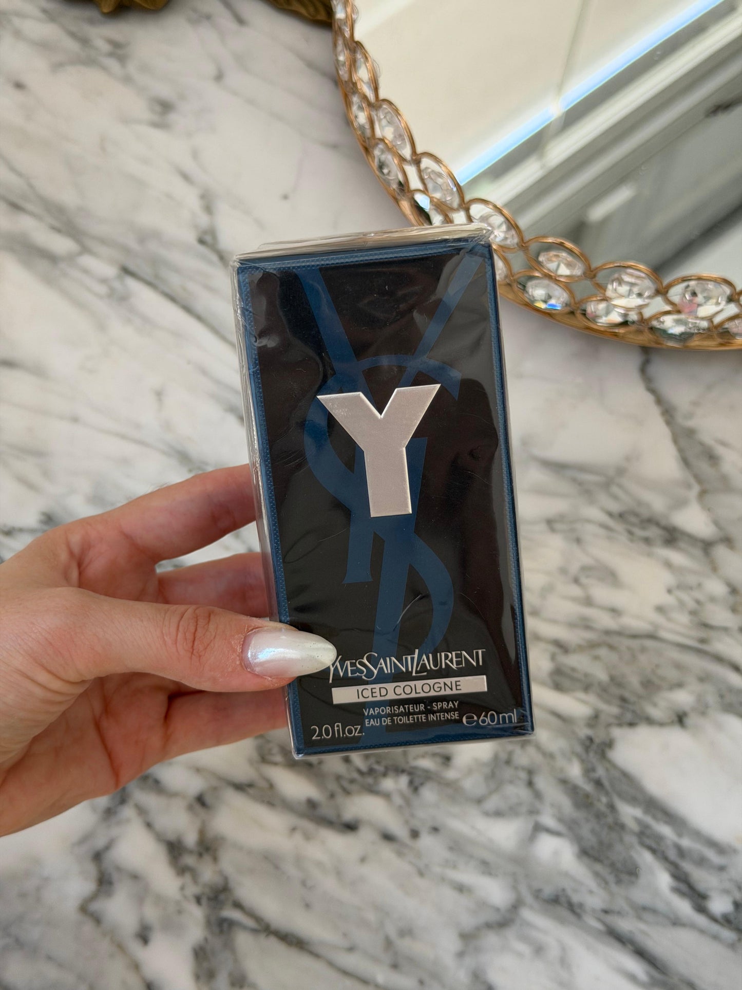 YSL Y Iced Cologne Eau De Toilette Intense With Mint And Patchouli