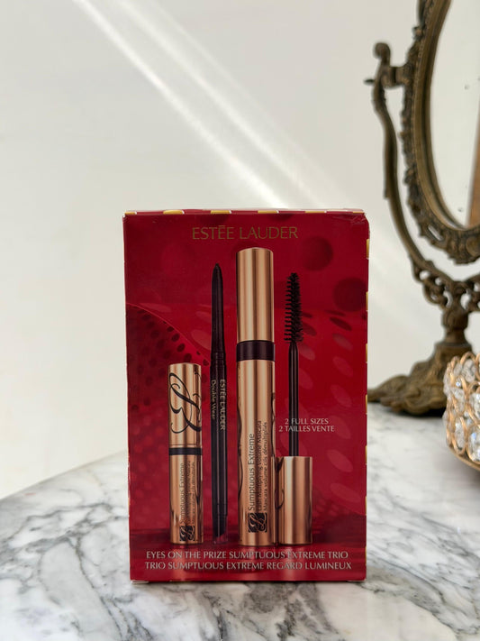 ESTEE LAUDER Eyes On The Prize Sumptuous Extreme Mascara + Eyeliner Trio Gift Set