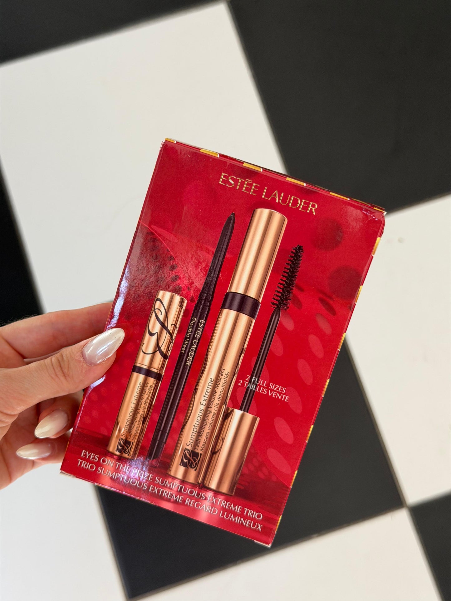 ESTEE LAUDER Eyes On The Prize Sumptuous Extreme Mascara + Eyeliner Trio Gift Set