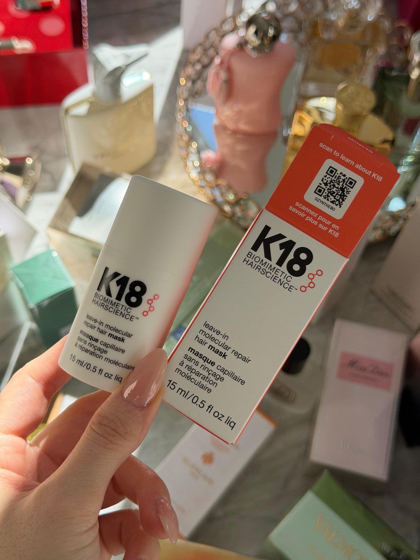 K18 BIOMIMETIC HAIRSCIENCE
Leave-In Molecular Repair Hair Mask