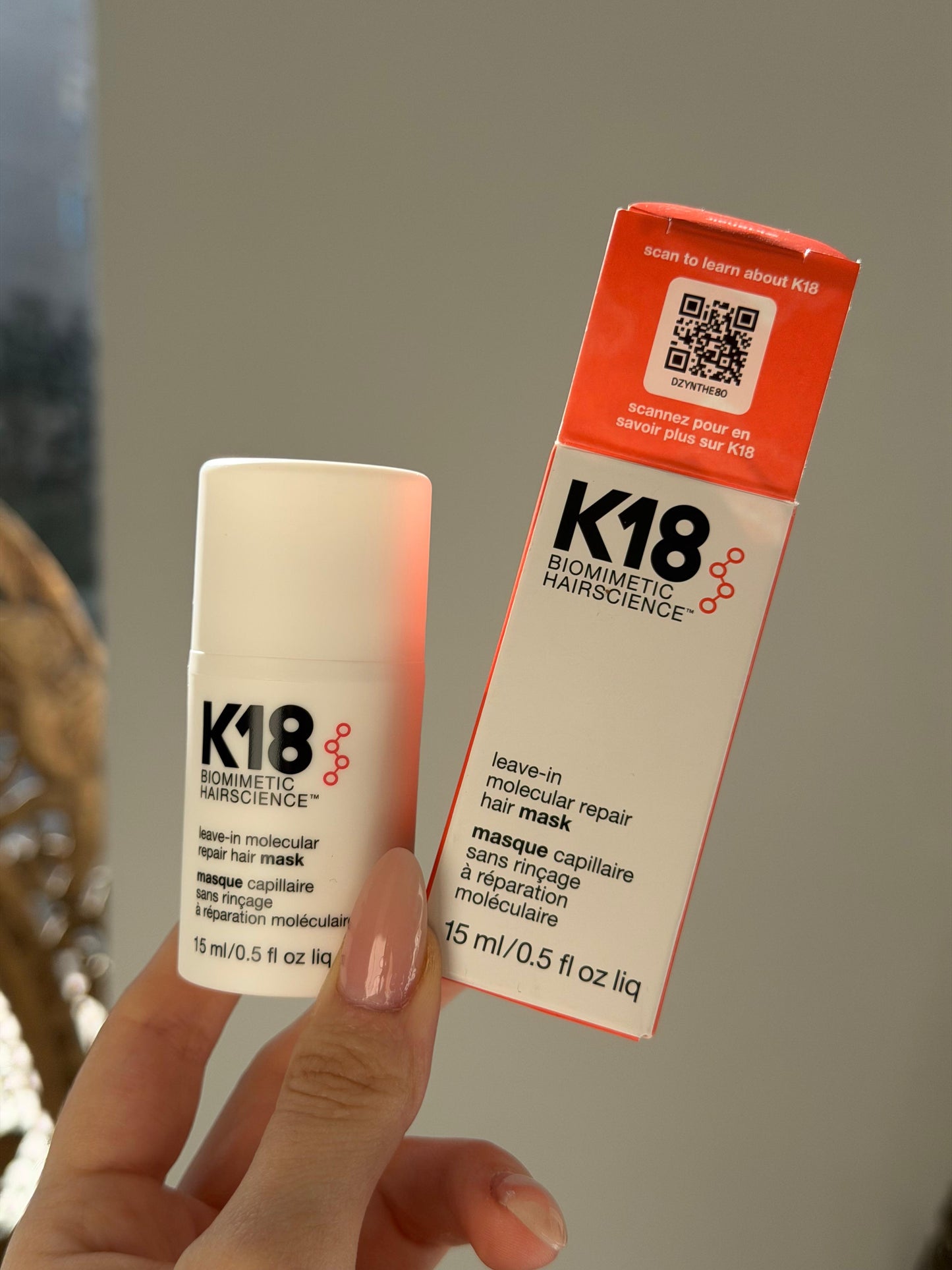 K18 BIOMIMETIC HAIRSCIENCE
Leave-In Molecular Repair Hair Mask