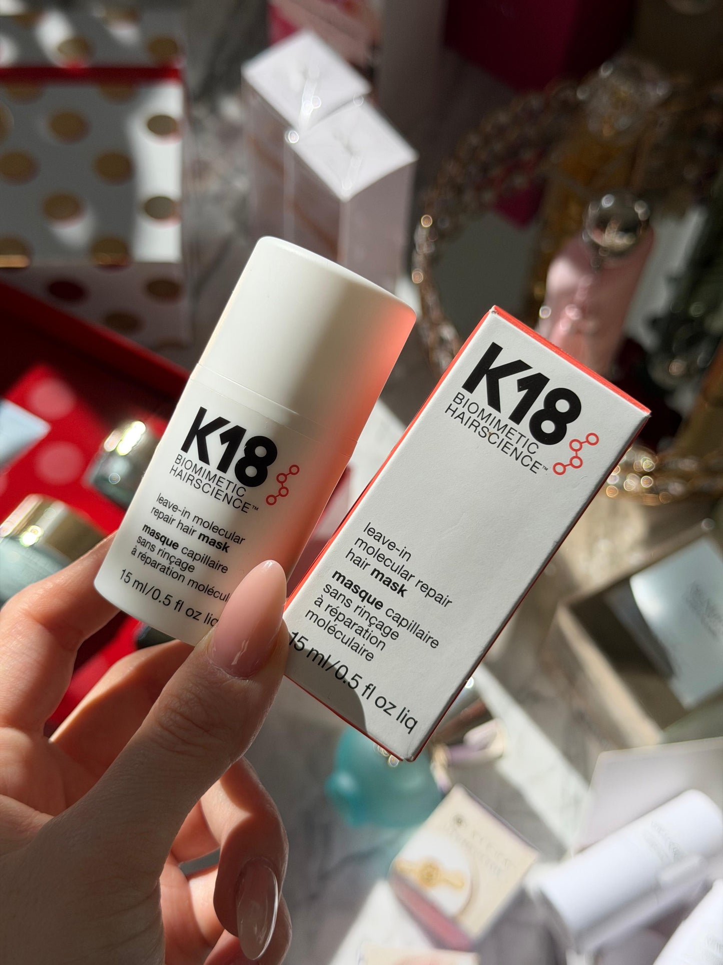 K18 BIOMIMETIC HAIRSCIENCE
Leave-In Molecular Repair Hair Mask