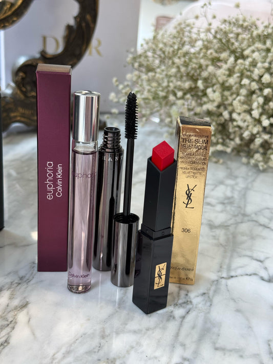 CHANTECAILLE Mascara + YSL Lipstick + CK Euphoria Set 5.500ALL