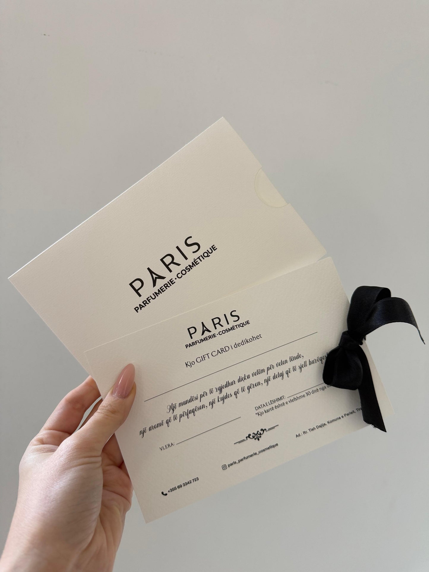 PARIS PARFUMERIE-COSMÉTIQUE Gift Card