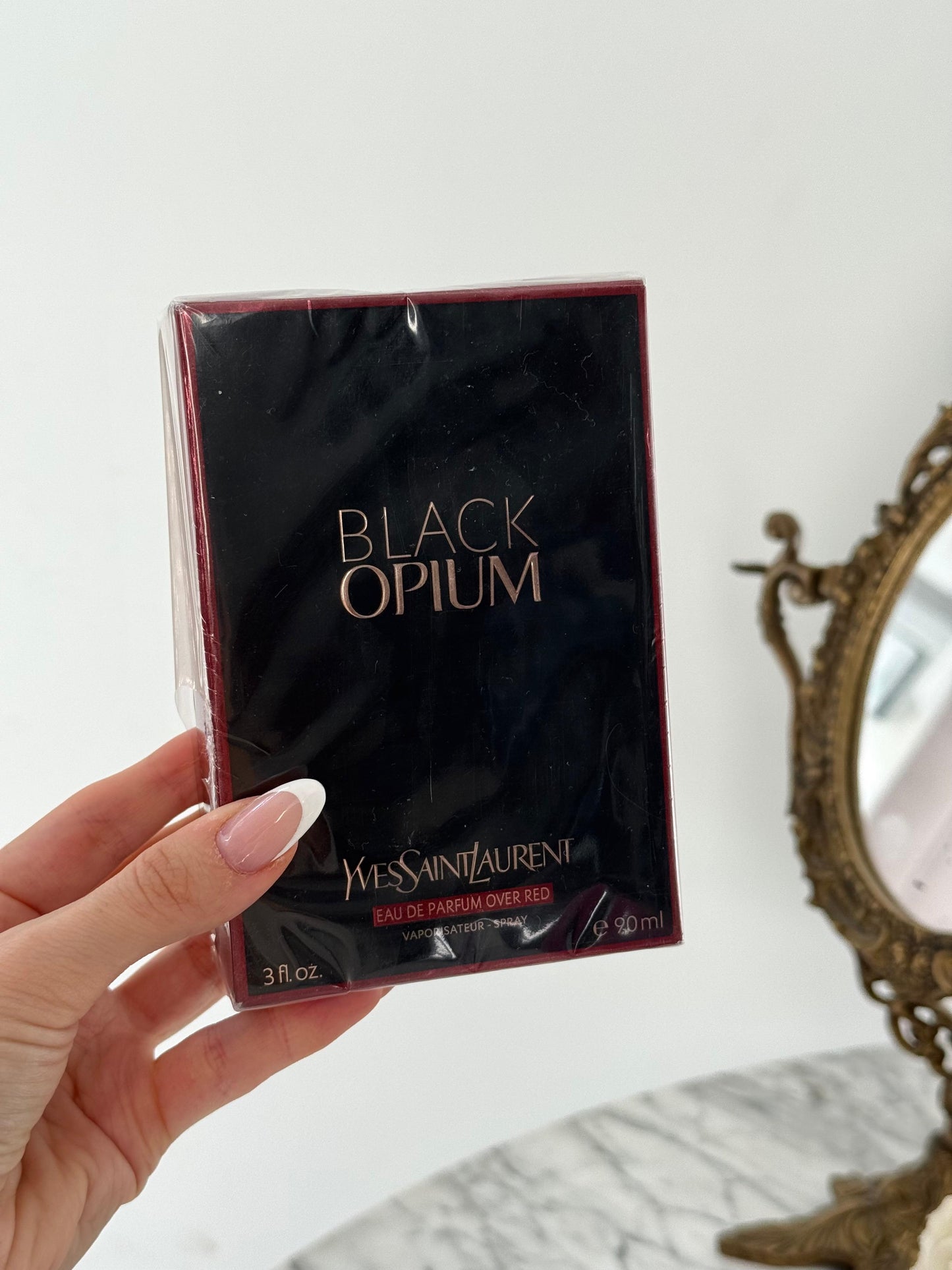 YSL Black Opium - Eau De Parfum Over Red