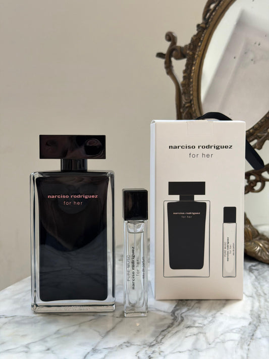 NARCISO RODRIGUEZ For Her Eau De Toilette + Pure Musc Mini Eau De Parfum Gift Set