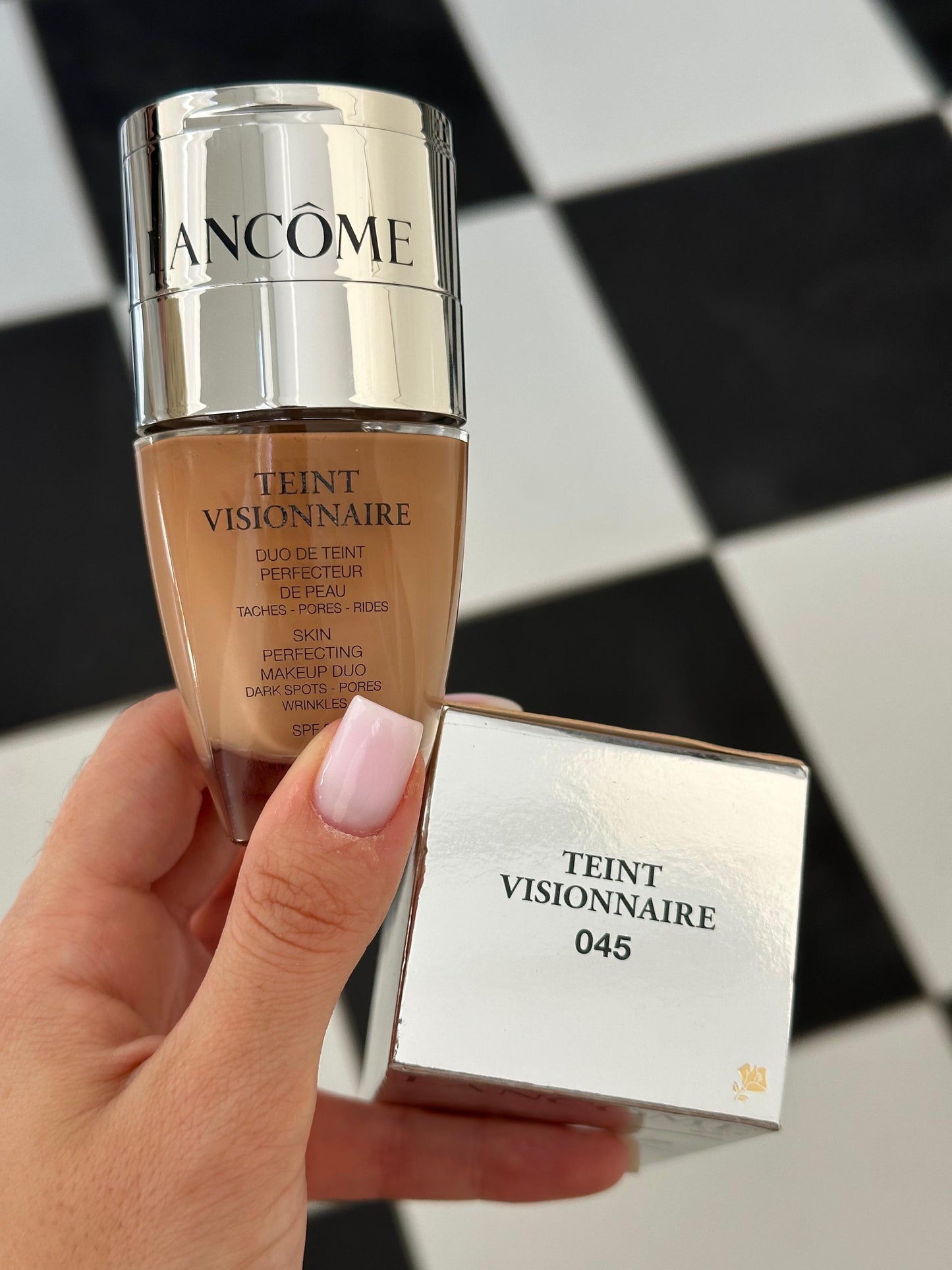 LANCÔME Teint Visionnaire
Skin Perfecting Foundation Makeup Duo - Dark Spotes, Pores, Wrinkles
