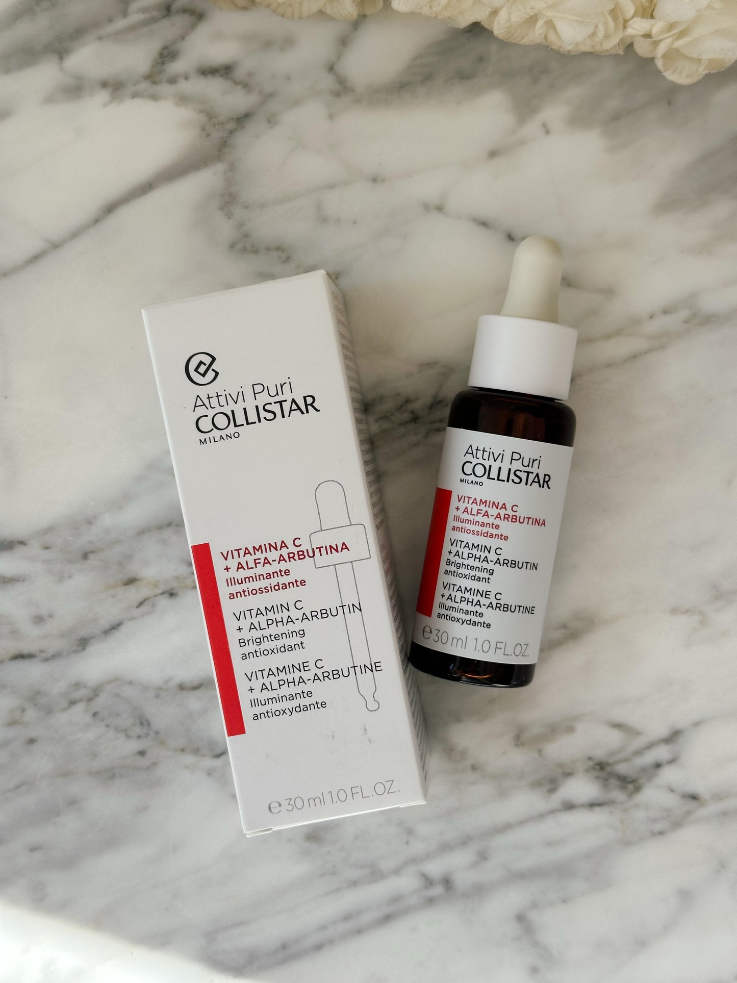 COLLISTAR
Attivi Puri Vitamin C + Alpha-Arbutin
Brightening Antioxidant